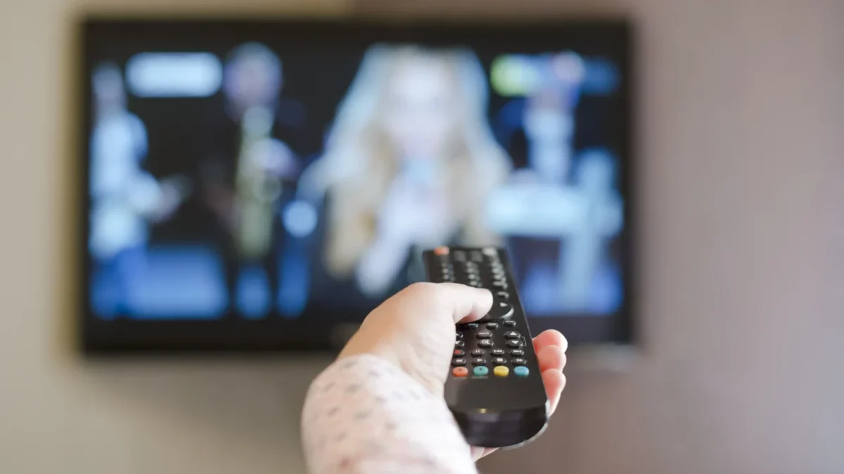 zapínání televize