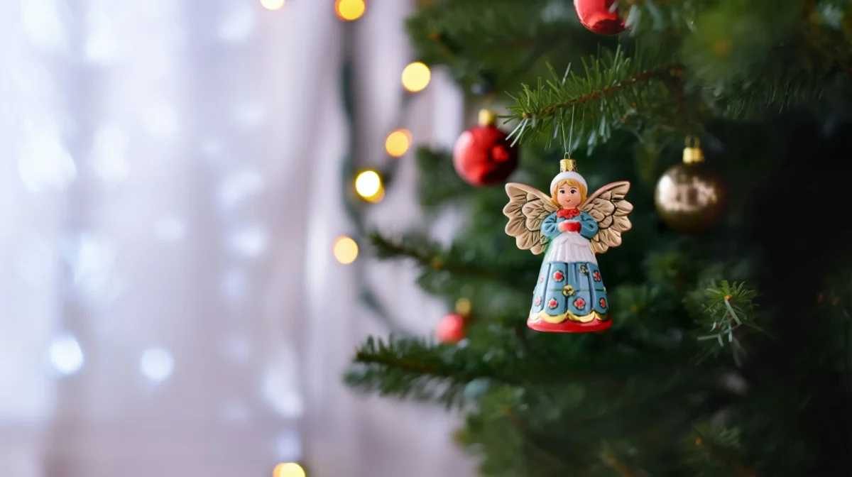 ozdoba anděla na stromečku