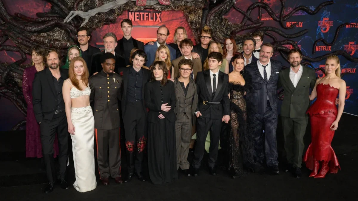 Herci ze seriálu Stranger Things.