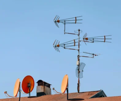 anténa na domě