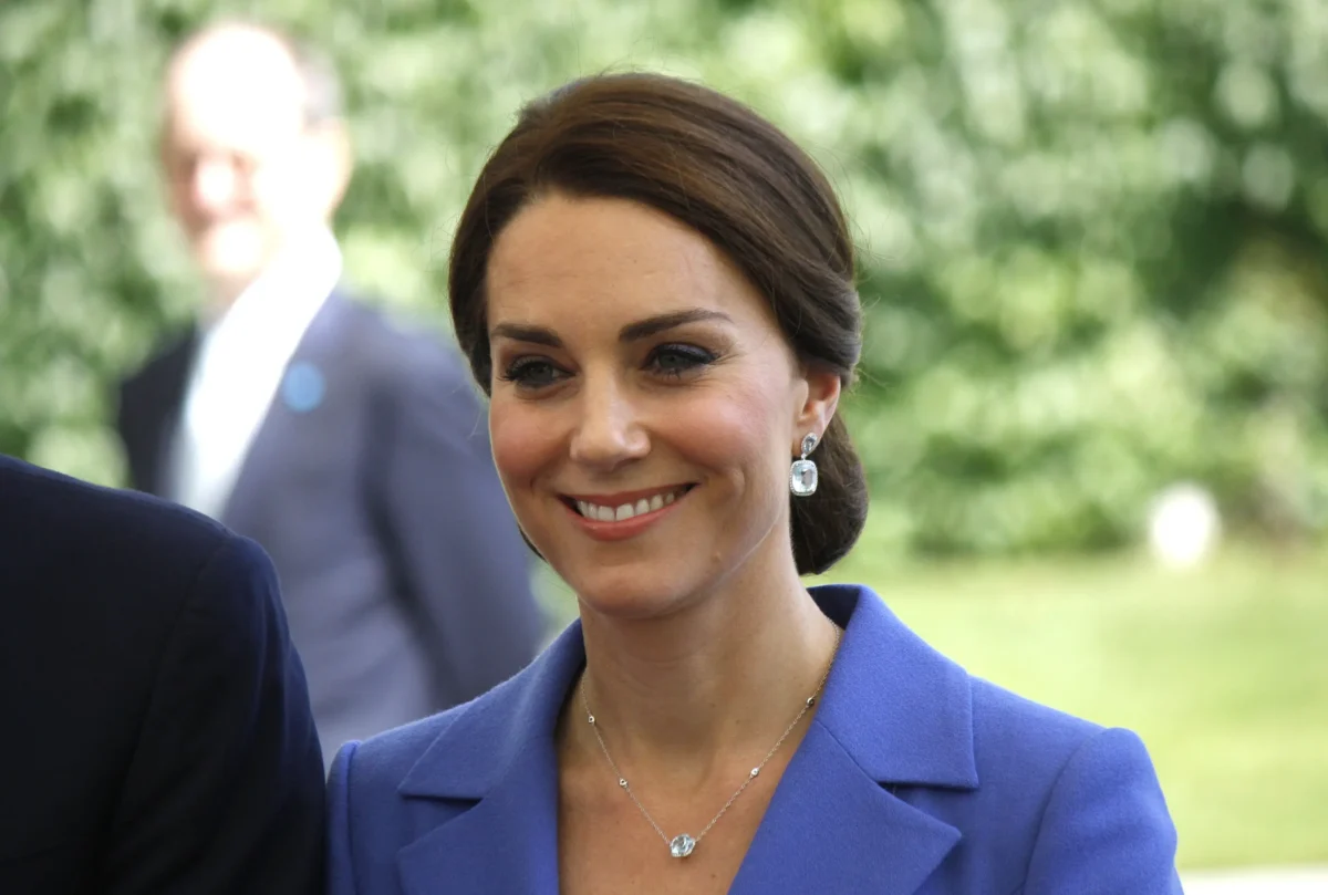 Usmívající se Kate Middleton