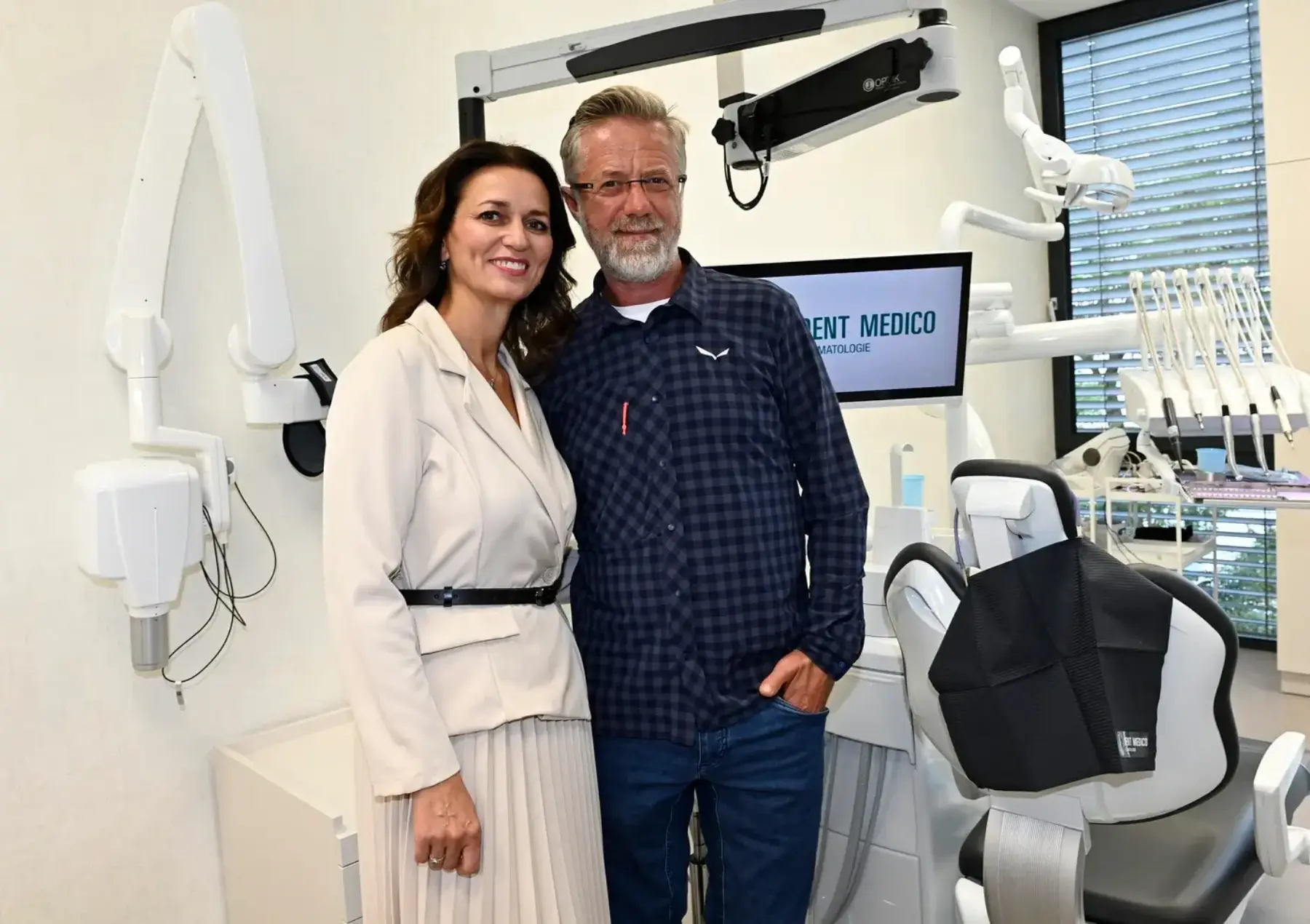 Jiří Langmajer s manželkou Adélou Gondíkovou