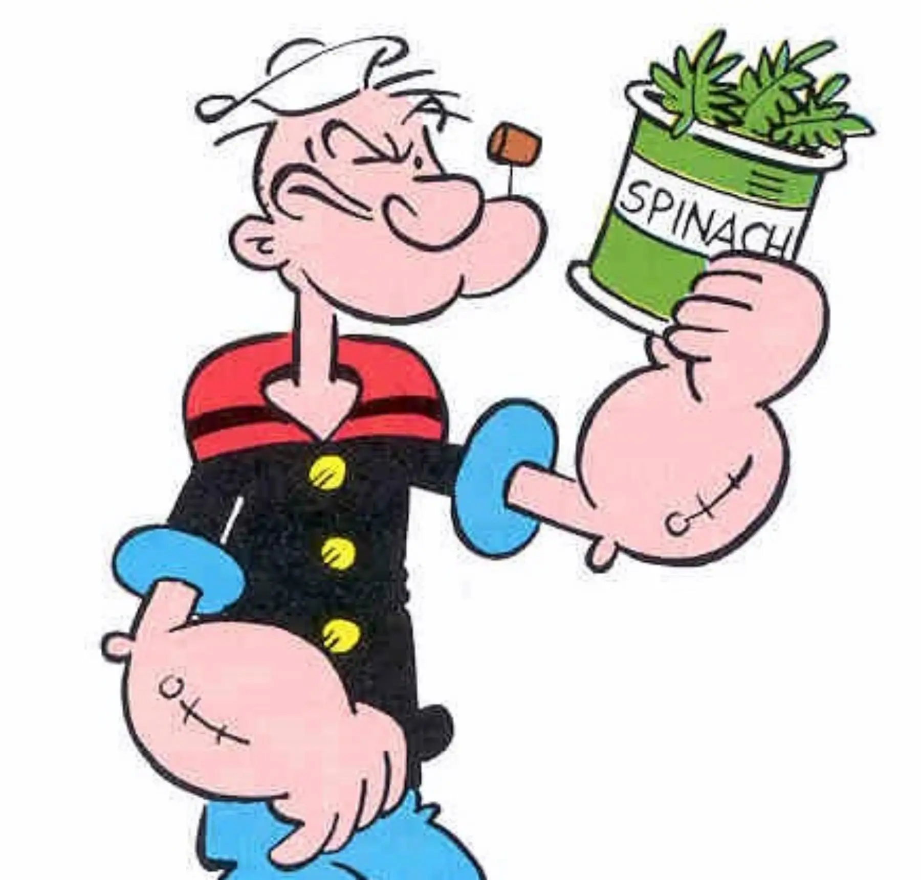 Pepek námořník s plechovkou špenátu | TVGURU.cz Pepek námořník s plechovkou špenátu