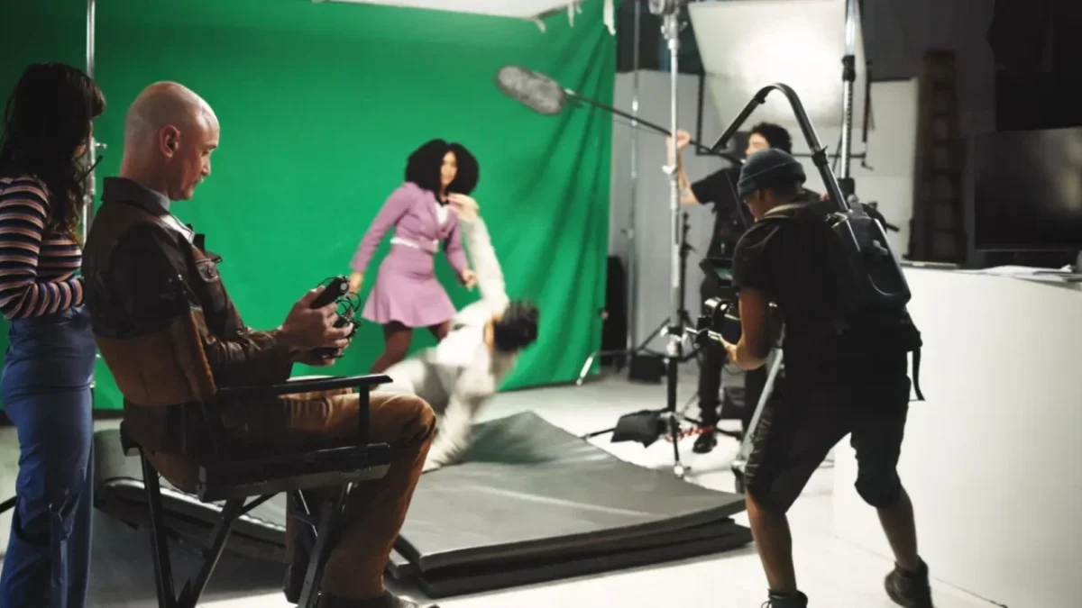 Natáčení filmové scény