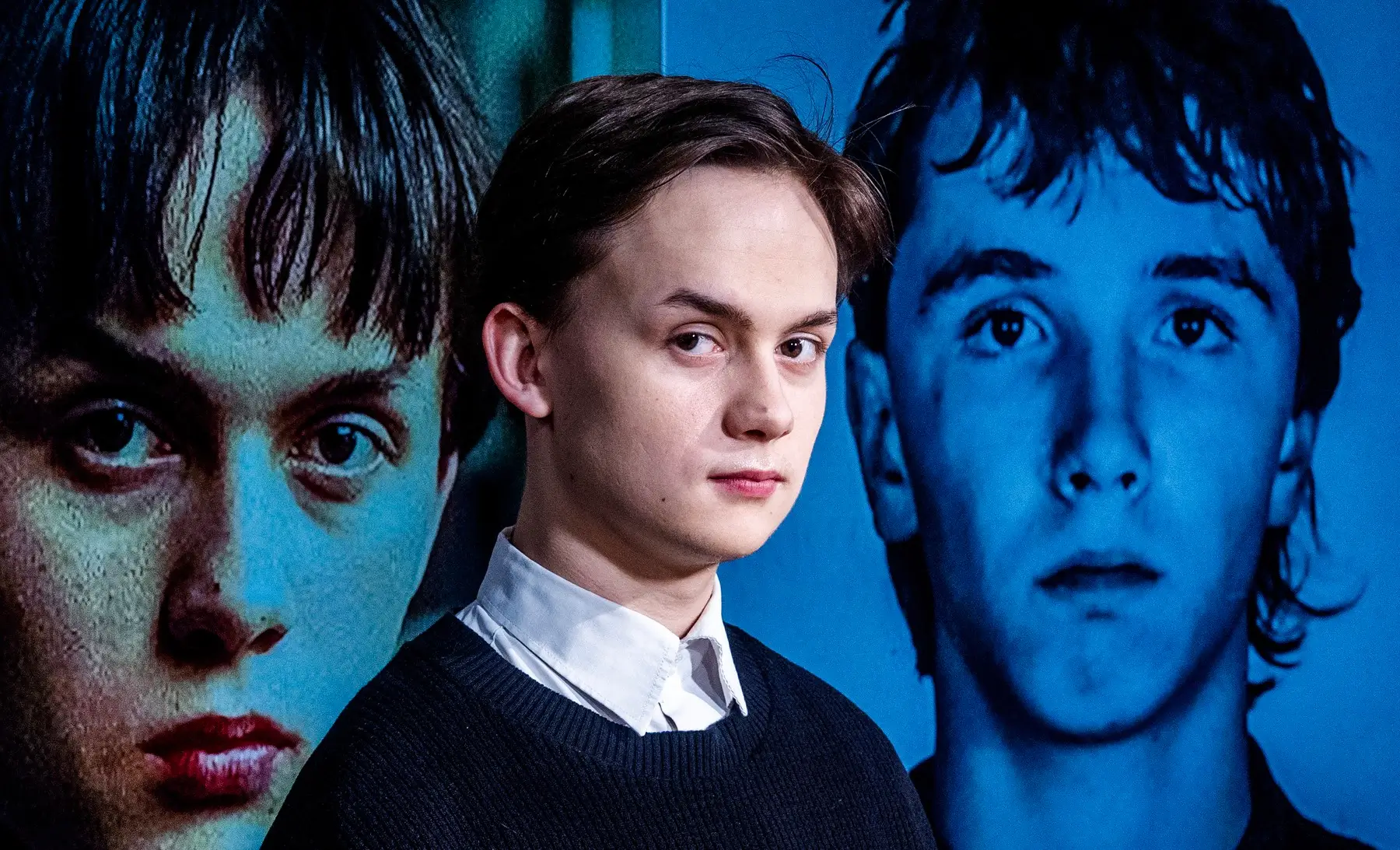 Maxmilián Kocek se tváří vážně.