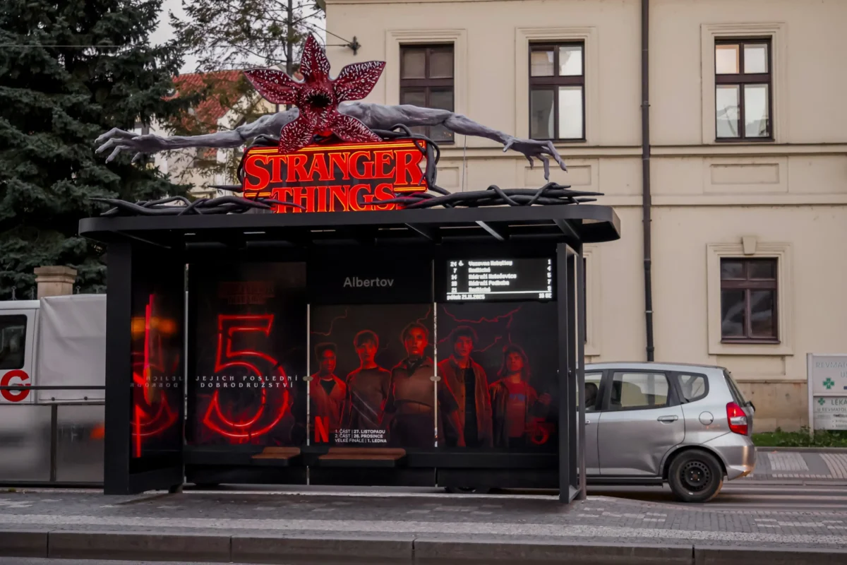 Reklama na Stranger Things 5 v Praze