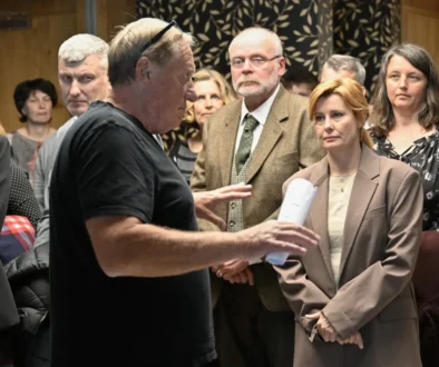 Režisér a herci seriálu Místo zločinu Zlín