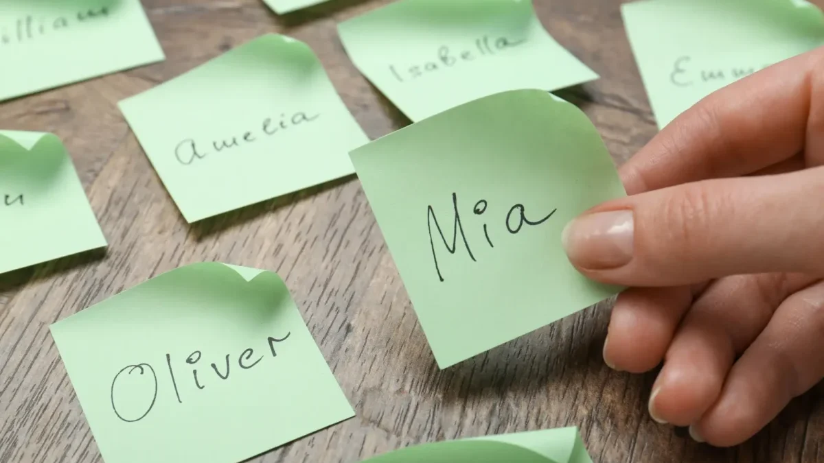 Lístečky se jmény