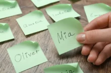 Lístečky se jmény