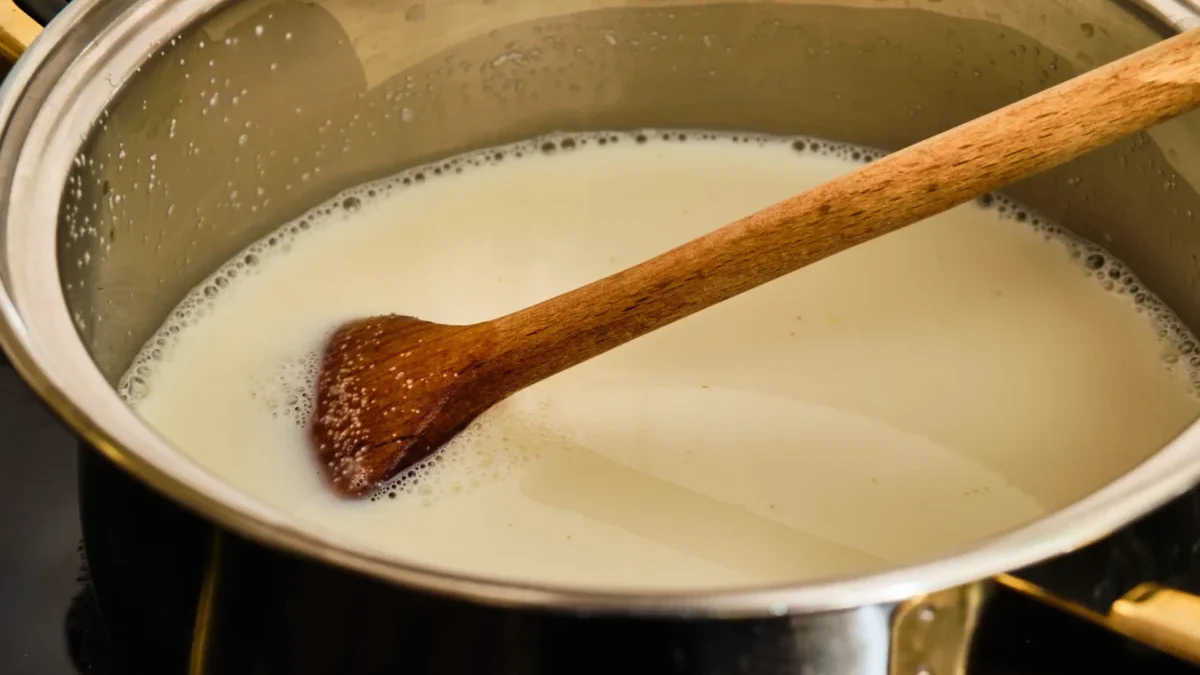 Příprava krupicové kaše