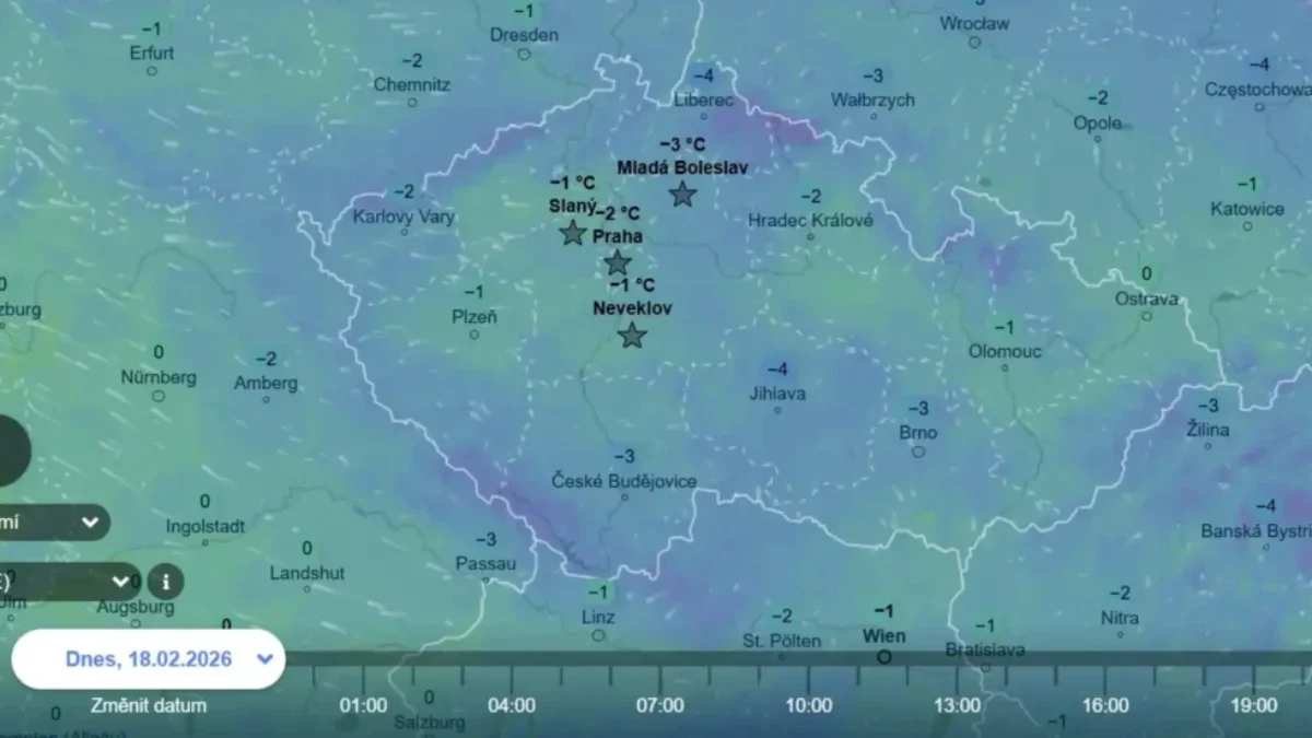 Regionální model Aladin dnes ve 22 hodin.