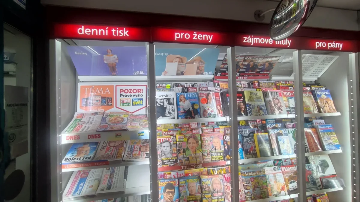 časopisy v trafice