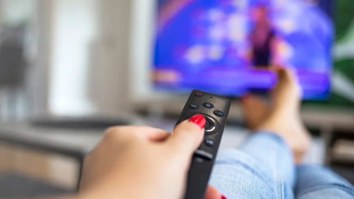 zapínání televize