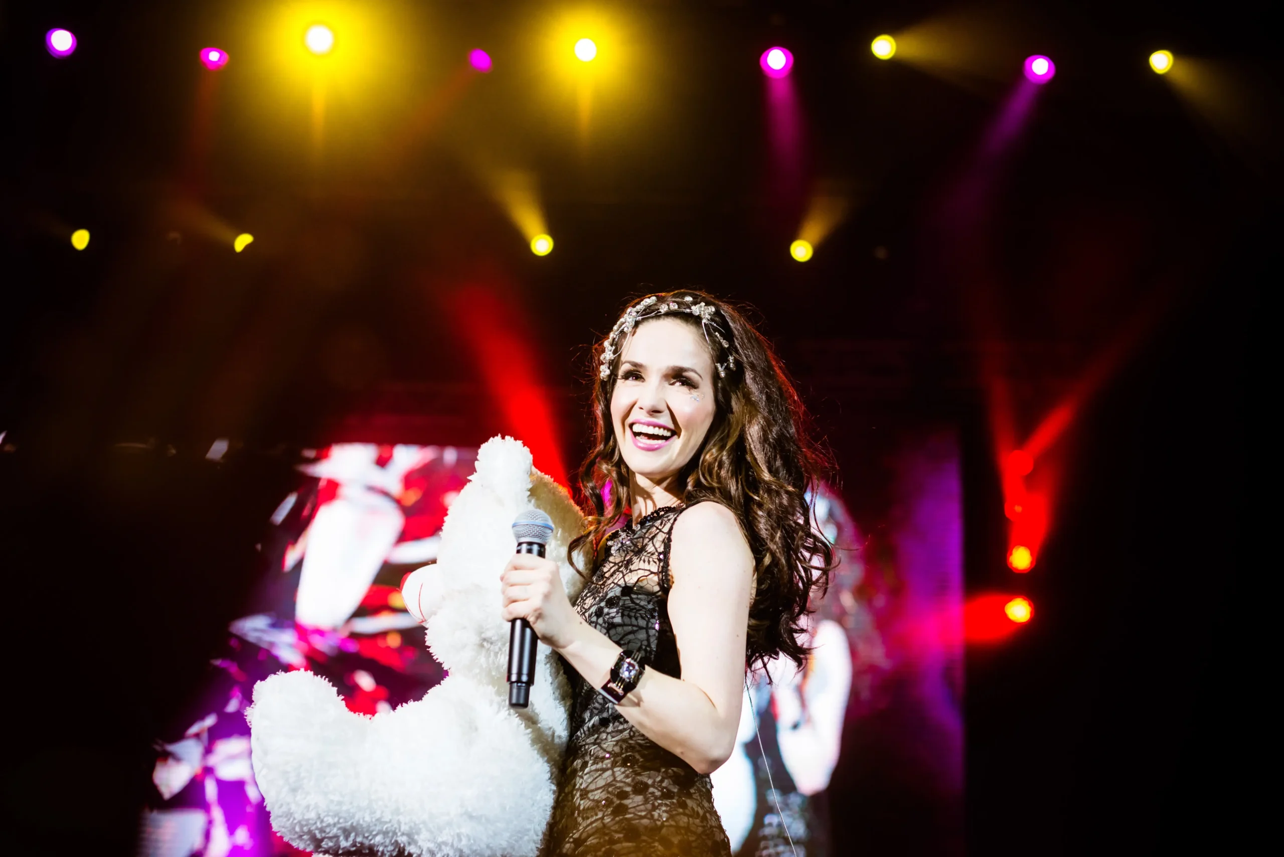 Natalia Oreiro na pódiu