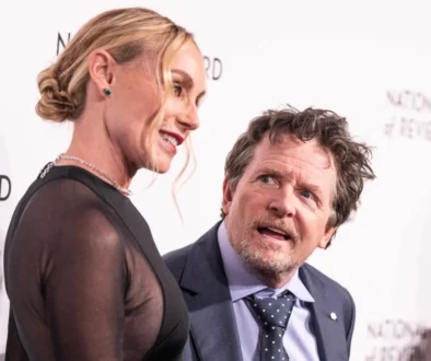 Michael J. Fox s manželkou