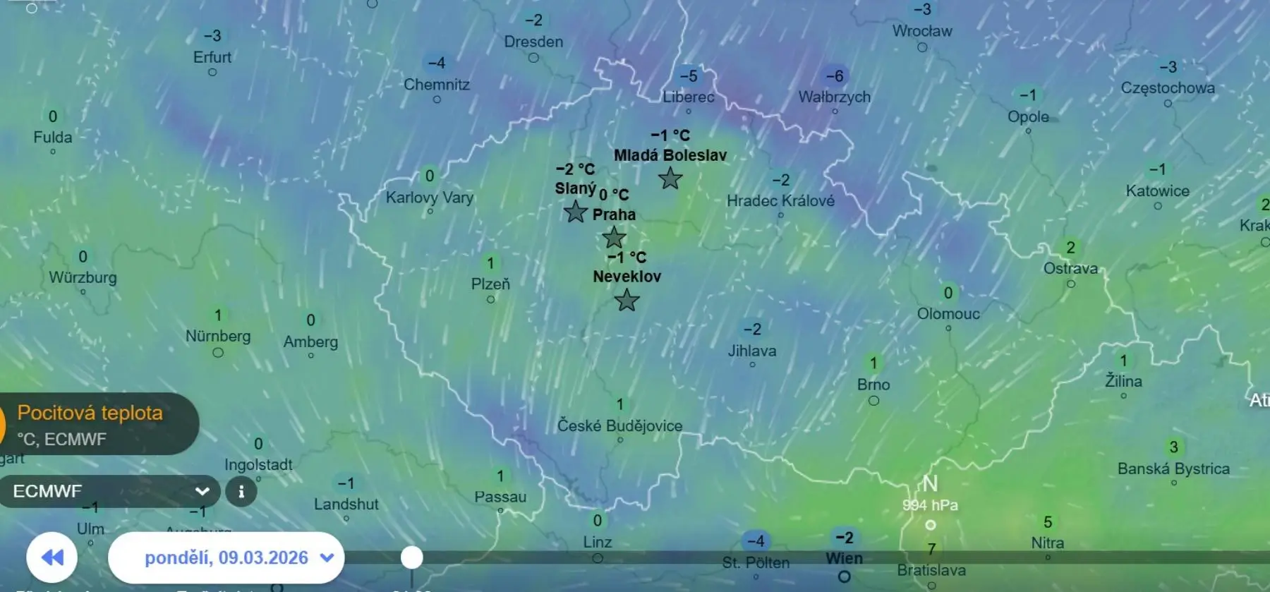 Malý výlet do března. Všimněte si směru proudění vzduchu | TVGURU.cz Malý výlet do března. Všimněte si směru proudění vzduchu