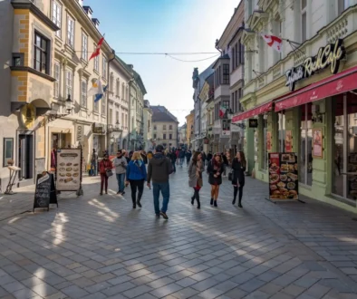 Takhle vypadala Bratislava v únoru roku 2019. Zdroj: Shutterstock