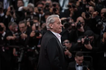 Alain Delon před novináři