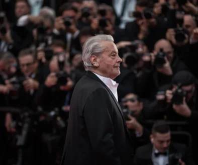 Alain Delon před novináři