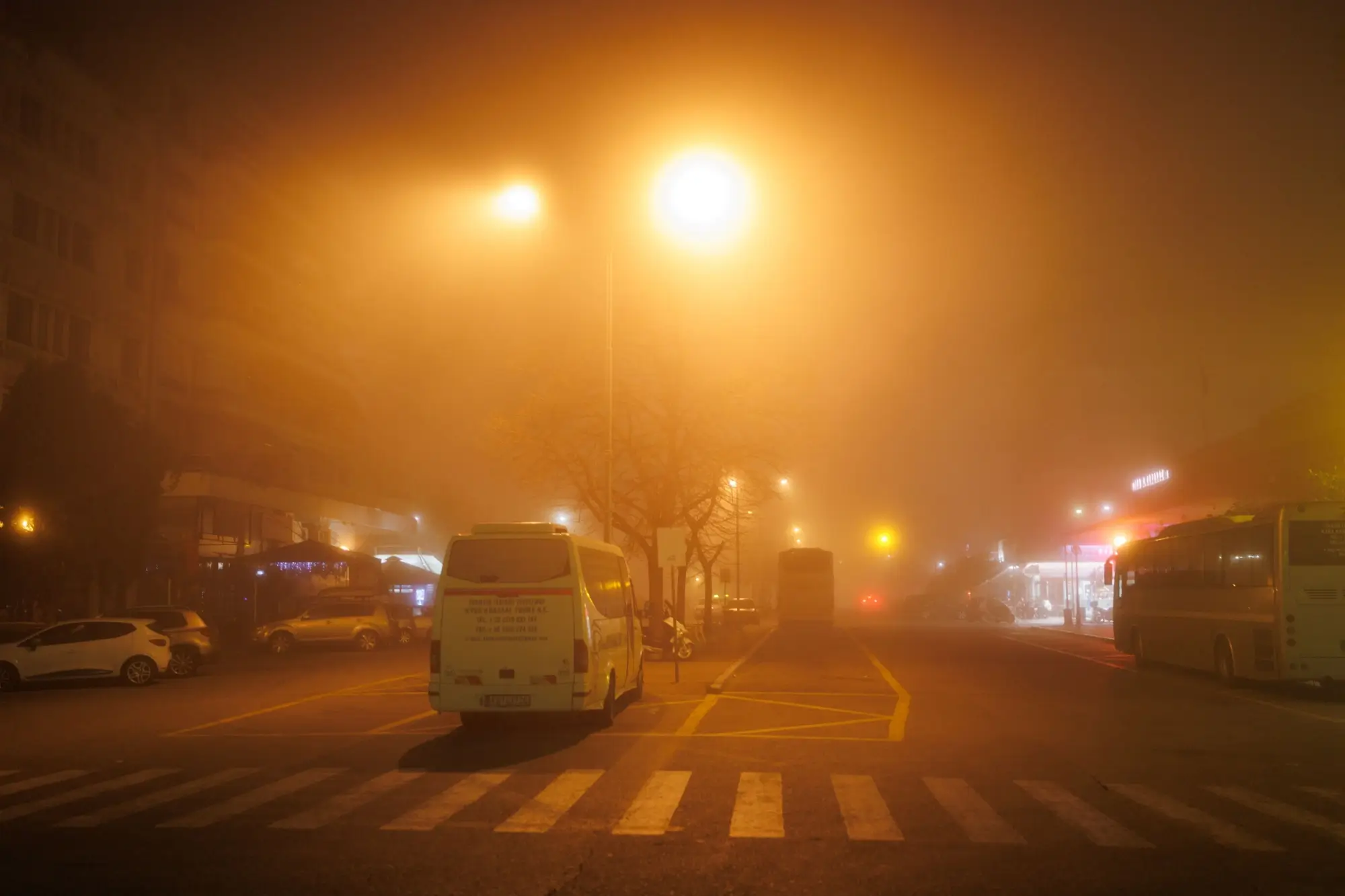 Těžký pouštní prach v ovzduší