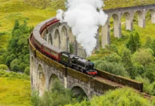 Glenfinnan trať ve Skotsku