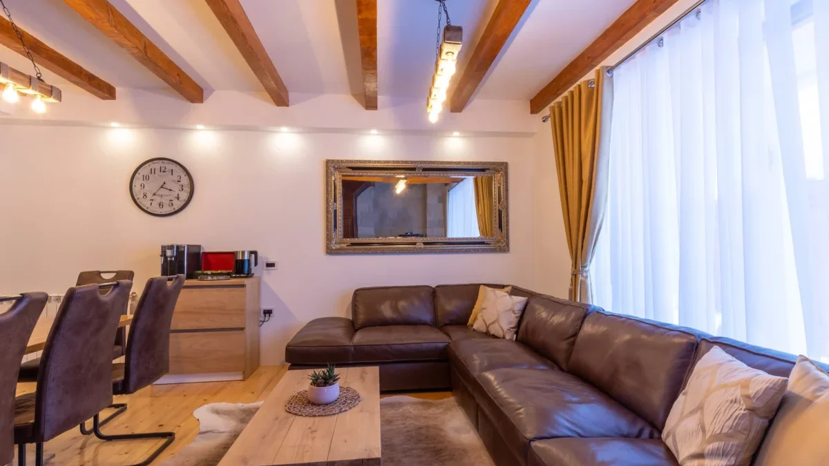 obývací pokoj bez televize