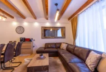 obývací pokoj bez televize