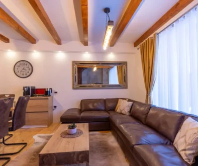 obývací pokoj bez televize