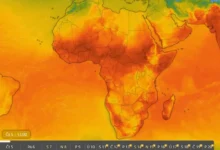 Mrkněte na Afriku, tady spotřebovali červené barvy celý kyblík