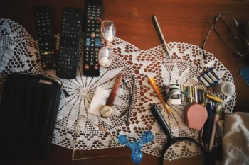 konferenční stolek u babičky