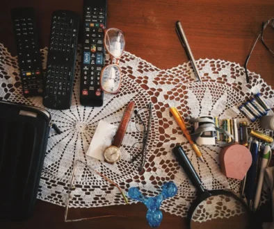 konferenční stolek u babičky