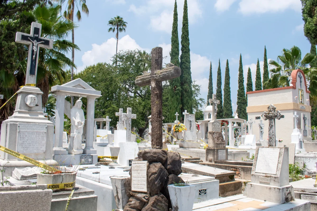 Hřbitov v Mexiku