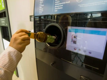 automat na vrácení lahví od piva