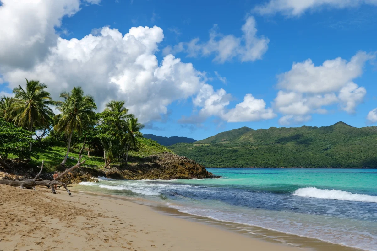 Pláž v Dominikánské republice.