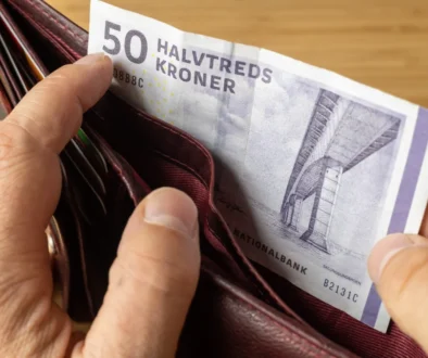 bankovka v peněžence