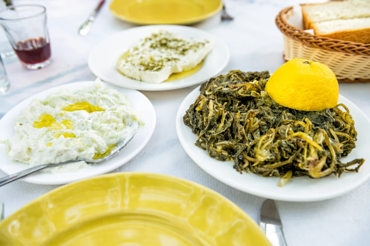 Zdravé potraviny na stole. 