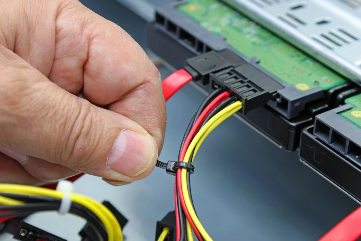 Upevňování kabelů