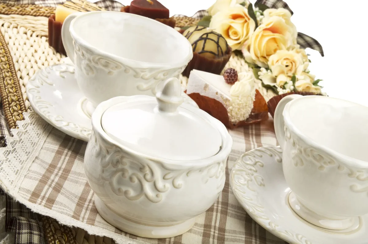 porcelánový set