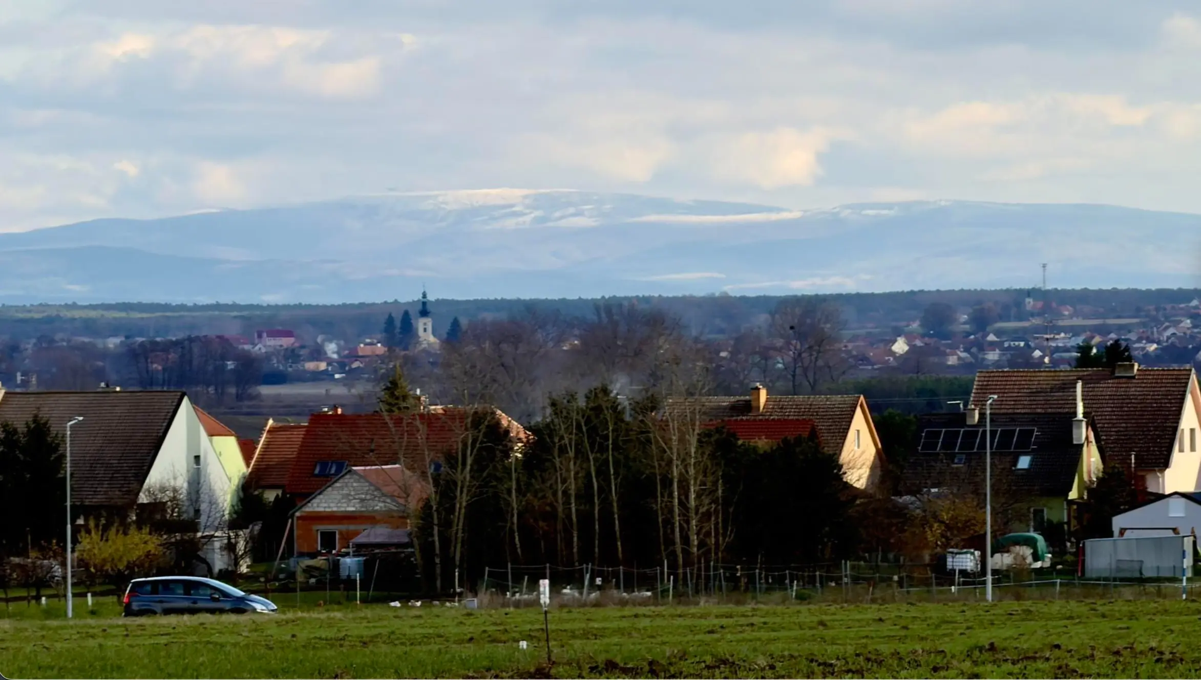 česká vesnice na jaře