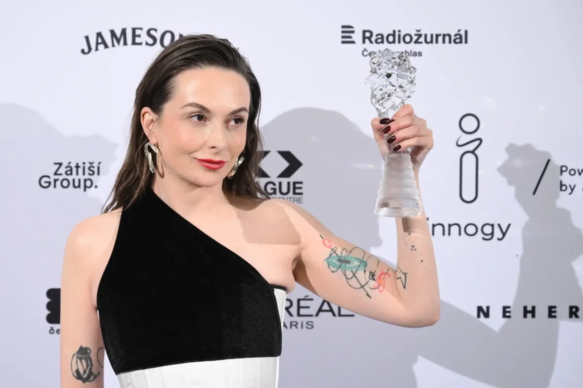 Producentka Dagmar Sedláčková převzala Českého lva za film Karavan. Zdroj: Profimedia