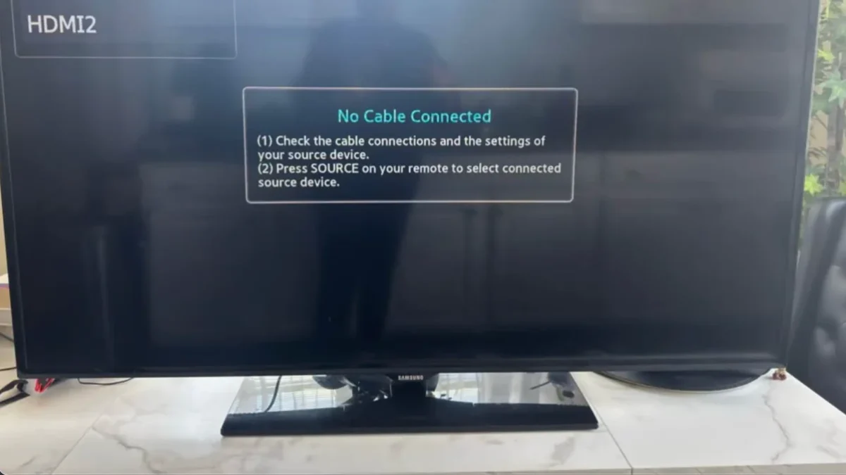 starší televize hlásí není signál hdmi