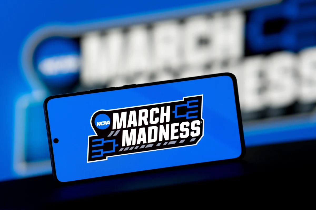 March Madness logo na mobilu