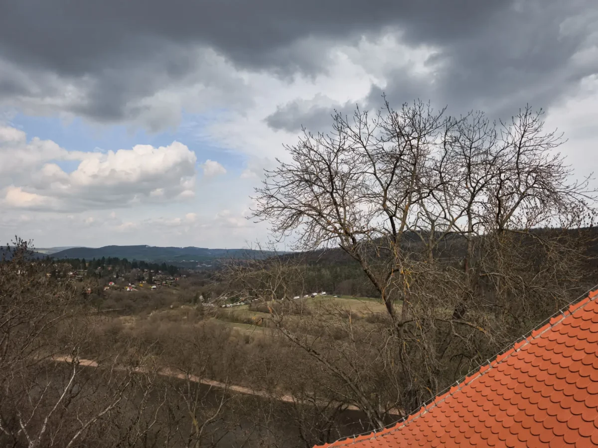 jarní krajina u Brna