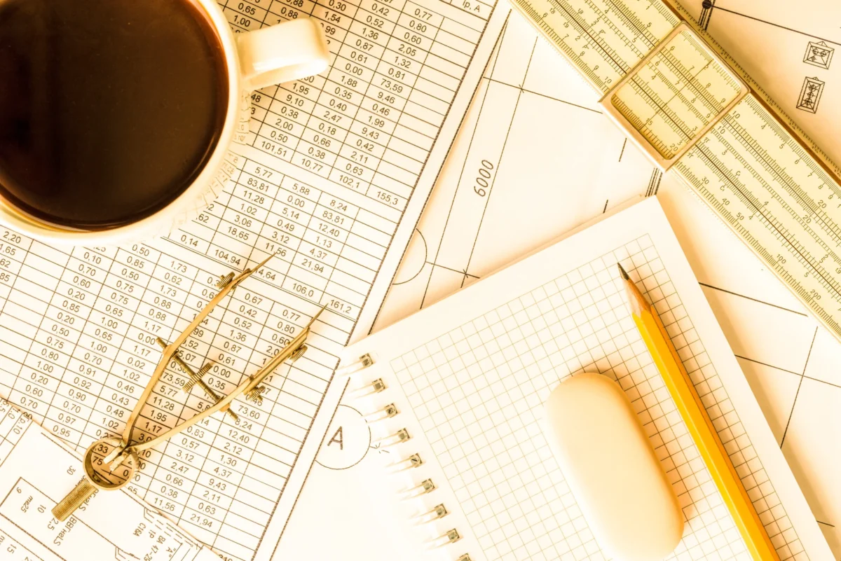 shutterstock_231173143-2 | TVGURU.cz Vybavení na geometrii leží na stole.