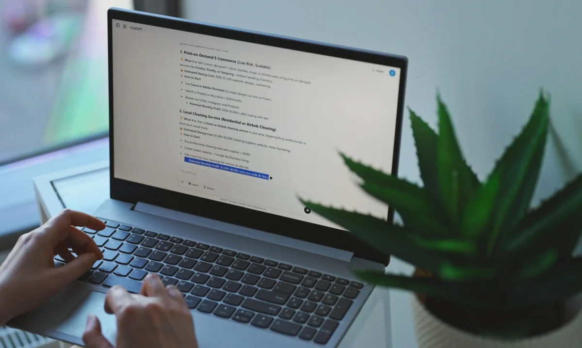 počítač s chatem gpt