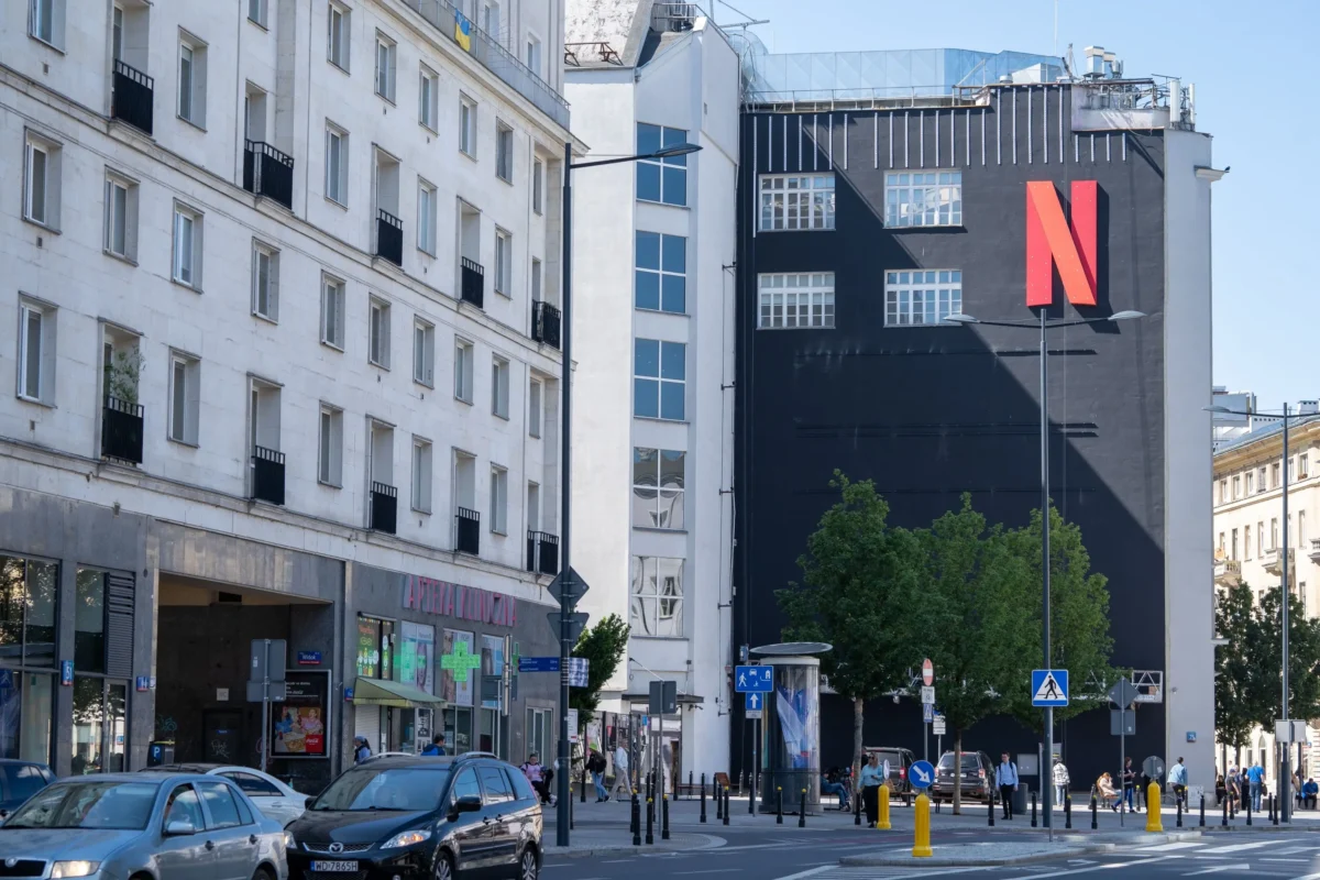 Sídlo Netflixu ve Varšavě v Polsku