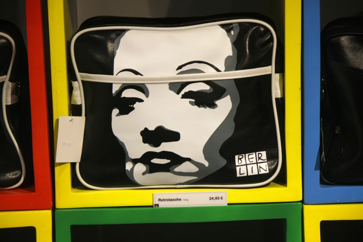 Marlene Dietrich na tašce