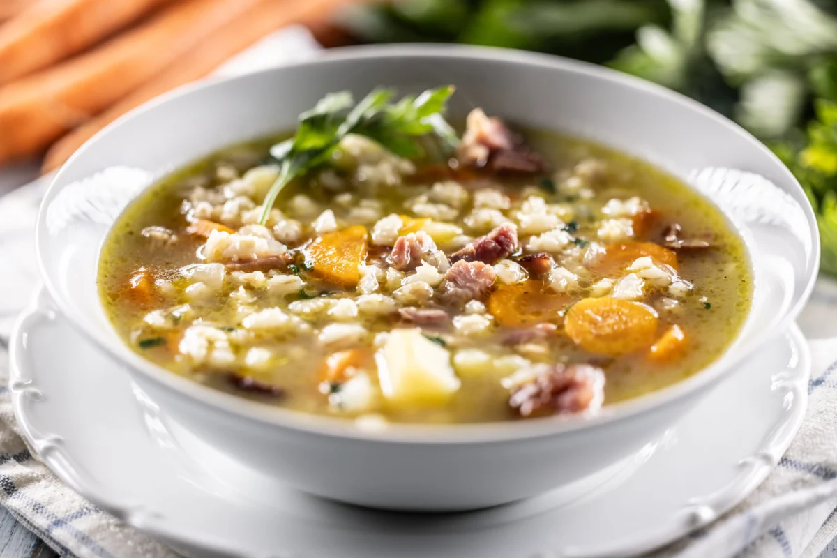 polévka se zeleninou