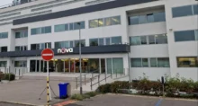 tv nova budova vyfocená z venku