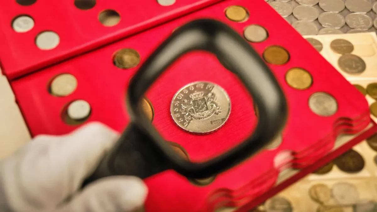 Cenná sbírka mincí